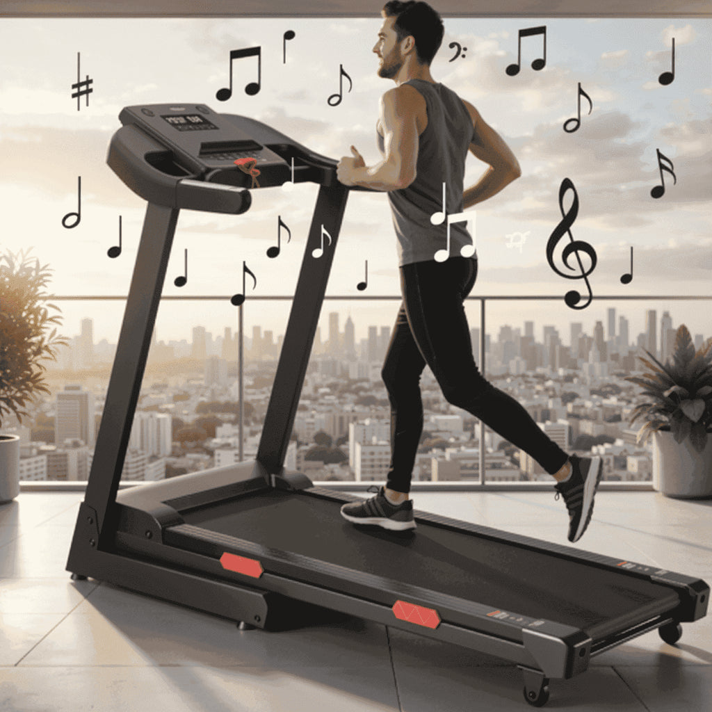 Naipotreadmill with Auto Incline Bluetooth Voice Control 17 in Wide Electric Treadmill Folding Machine 15 Level Auto 8.8 Mhp Speed for Home Use Gifts