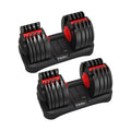 FitRx Adjustable Dumbbells (Pack of 2) Mancuernas Ajustables FitRx (Paquete de 2)