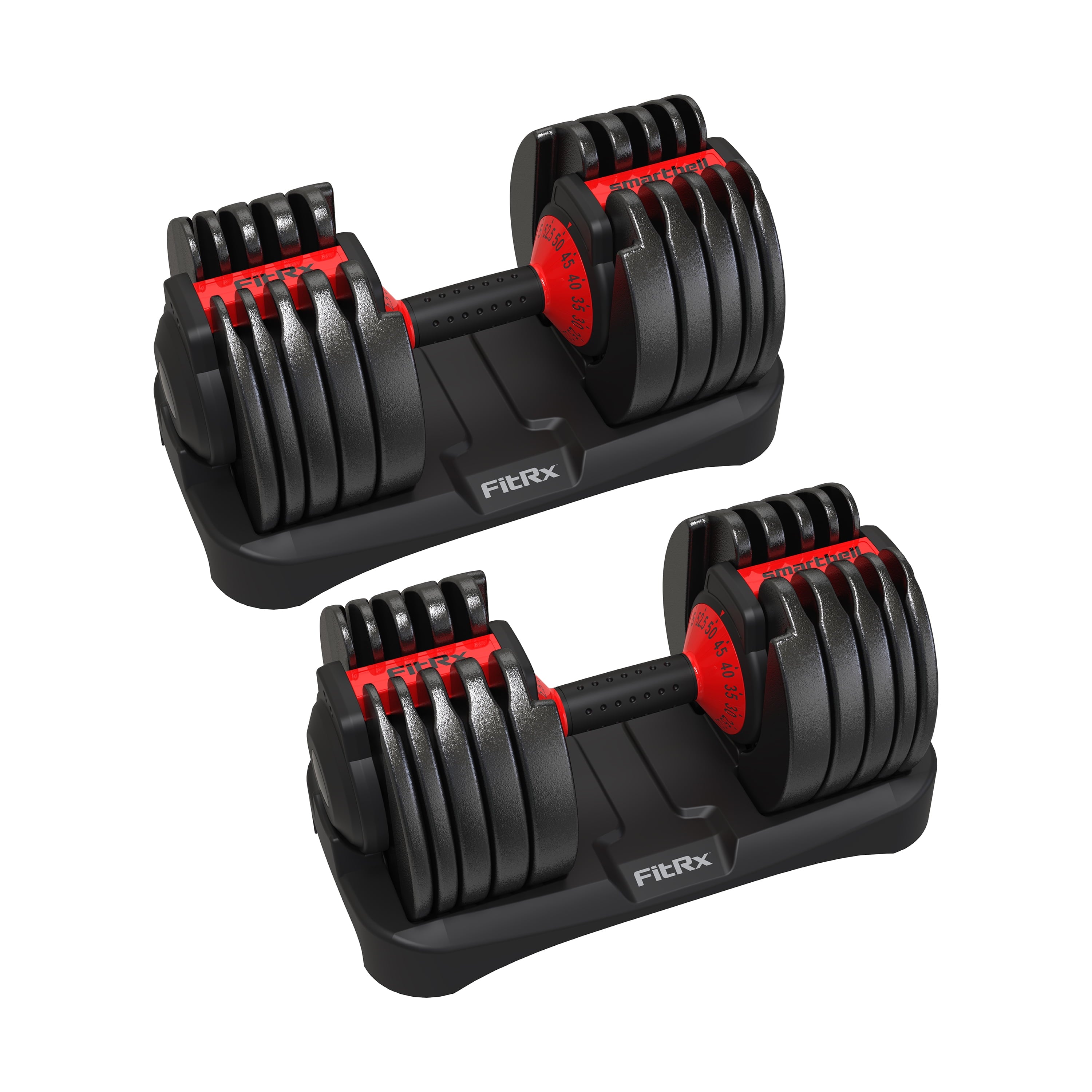 FitRx Adjustable Dumbbells (Pack of 2) Mancuernas Ajustables FitRx (Paquete de 2)
