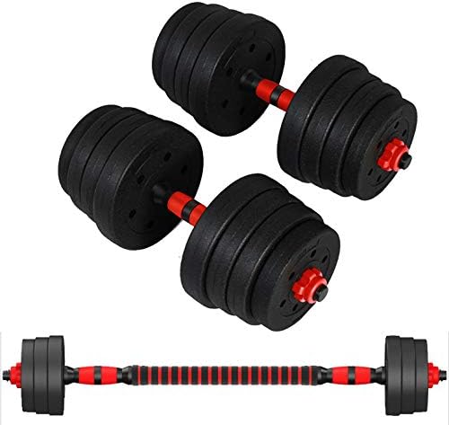 Adjustable 3‑in‑1 Dumbbell & Barbell Set – 66 LB
