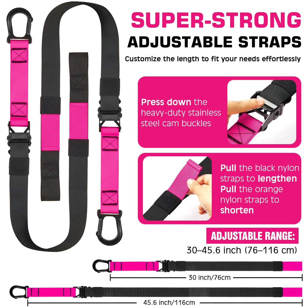 Pull‑Up Assistance Bands – Heavy‑Duty Adjustable Fabric Resistance Bands for Strength Training/Bandas de Asistencia para Dominadas – Bandas de Resistencia Ajustables de Tela Reforzada para Entrenamiento de Fuerza