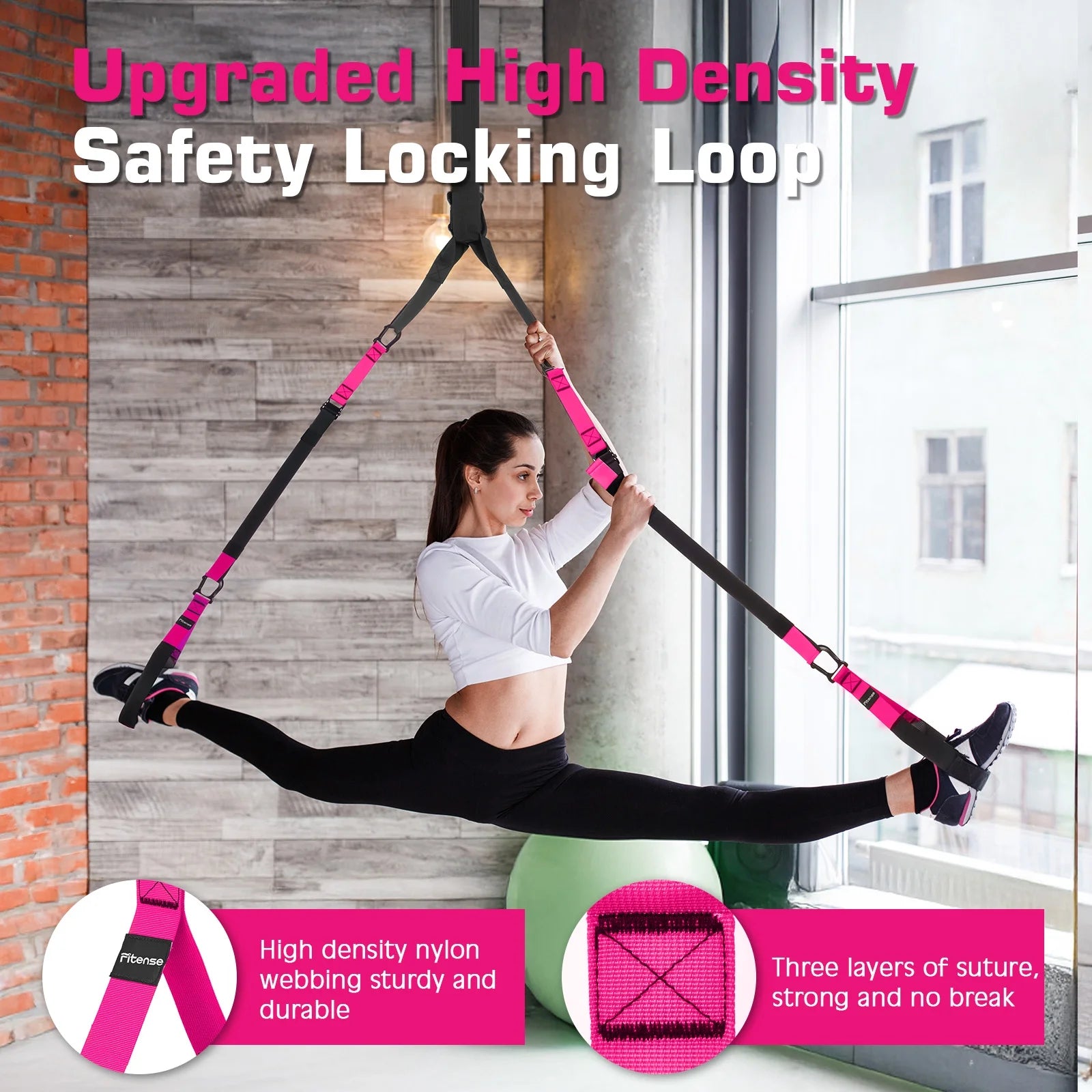 Pull‑Up Assistance Bands – Heavy‑Duty Adjustable Fabric Resistance Bands for Strength Training/Bandas de Asistencia para Dominadas – Bandas de Resistencia Ajustables de Tela Reforzada para Entrenamiento de Fuerza