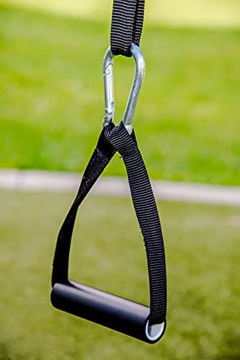 Bodyweight Suspension Training Kit – Full Body Workout System with Training Program/Kit de Entrenamiento en Suspensión – Sistema de Entrenamiento de Cuerpo Completo con Programa