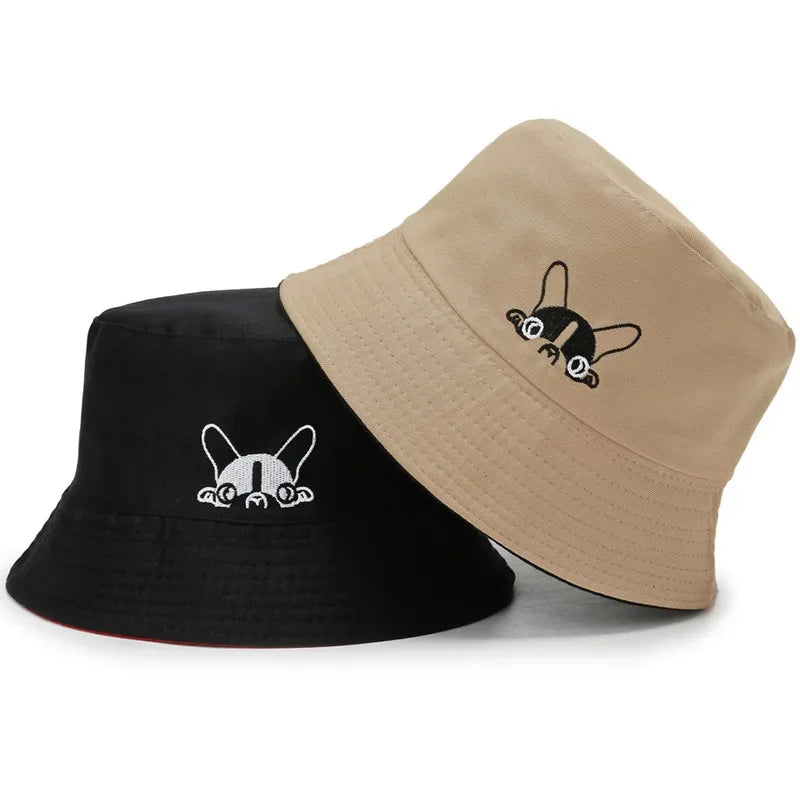 Reversible Wide Brim Bucket Hats for Men and Women - Japanese Graffiti Design Outdoor Sun Caps, Foldable Fisherman Hats