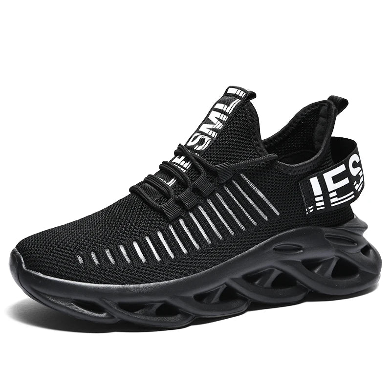 Men's Breathable Mesh Sneakers - Comfortable Running and Walking Sport Shoes