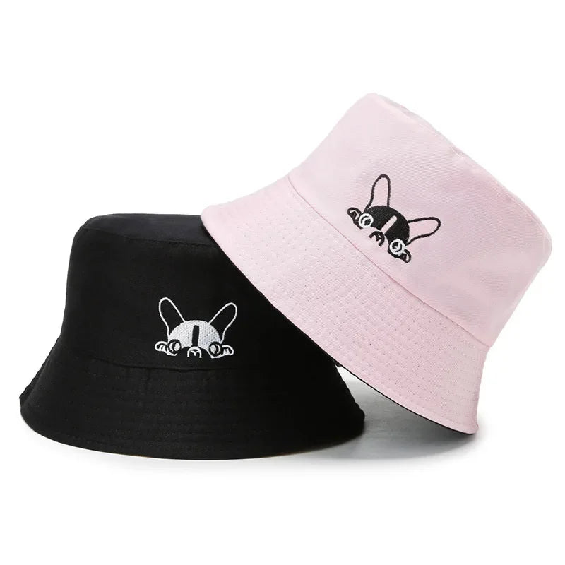 Reversible Wide Brim Bucket Hats for Men and Women - Japanese Graffiti Design Outdoor Sun Caps, Foldable Fisherman Hats