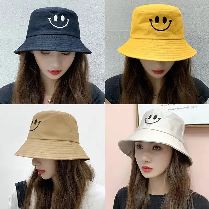 Reversible Wide Brim Bucket Hats for Men and Women - Japanese Graffiti Design Outdoor Sun Caps, Foldable Fisherman Hats