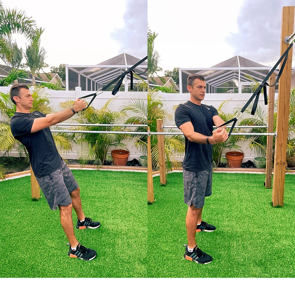 Bodyweight Suspension Training Kit – Full Body Workout System with Training Program/Kit de Entrenamiento en Suspensión – Sistema de Entrenamiento de Cuerpo Completo con Programa