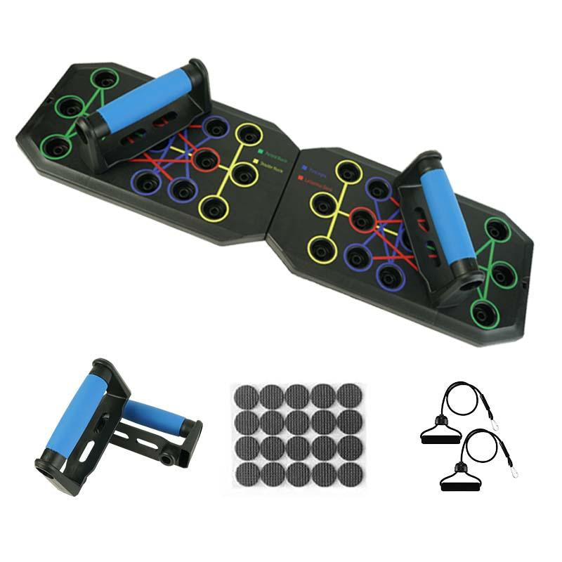 Push-Up Board 5-in-1 – Tabla de Flexiones Multifunción | Entrenamiento de Pecho, Espalda, Hombros y Tríceps | Equipo Plegable para Casa y Gimnasio