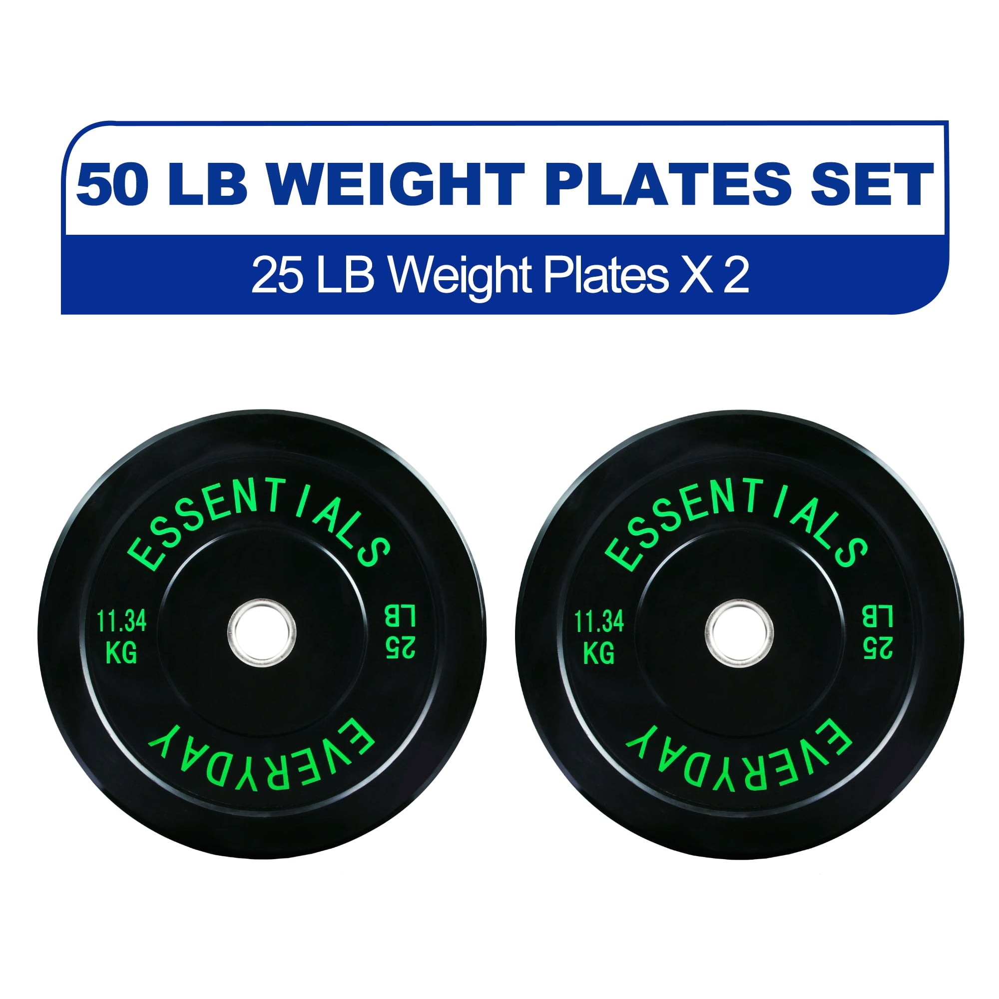 Olympic Bumper Plates Set 210 lb + Barbell – BalanceFrom/Juego de Placas Olímpicas 210 lb + Barra – BalanceFrom