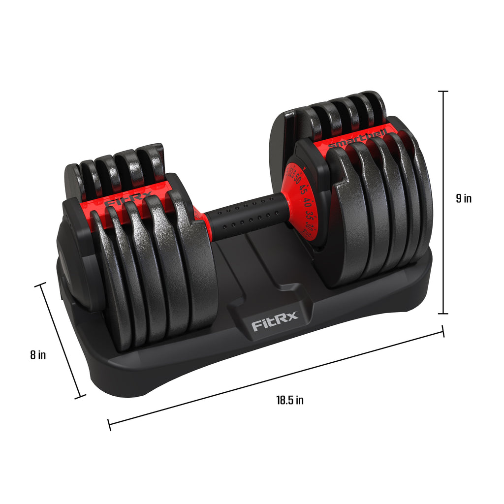 FitRx Adjustable Dumbbells (Pack of 2) Mancuernas Ajustables FitRx (Paquete de 2)