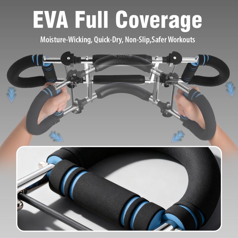 Twister Arm Trainer,Five Adjustable Levels Resistance Chest Workout Equipment,80-120Lbs Portable Chest Clip Trainer and Arm Exerciser,Portable Home Fitness Equipment