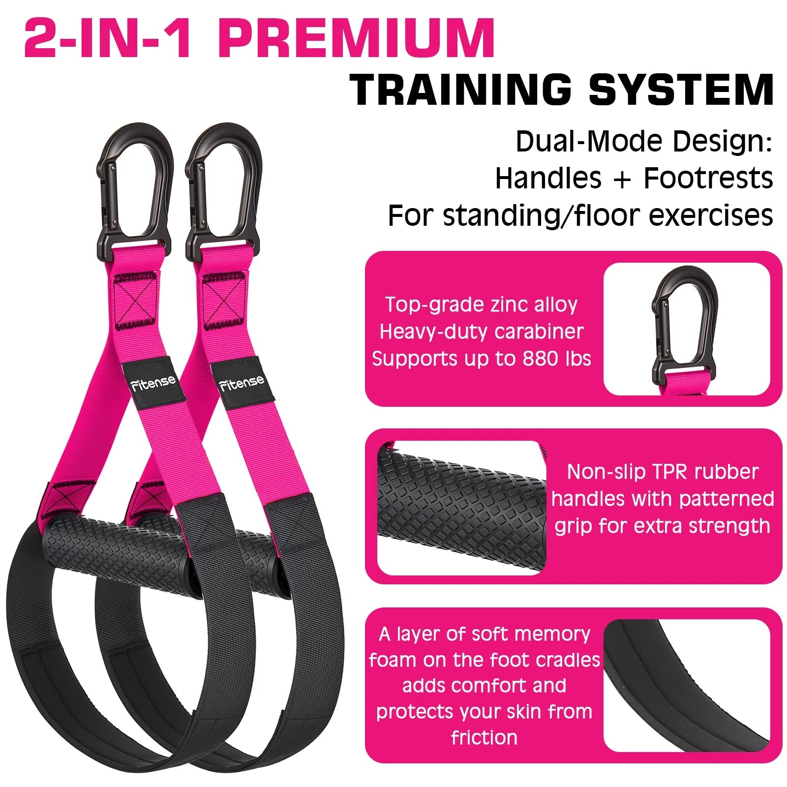 Pull‑Up Assistance Bands – Heavy‑Duty Adjustable Fabric Resistance Bands for Strength Training/Bandas de Asistencia para Dominadas – Bandas de Resistencia Ajustables de Tela Reforzada para Entrenamiento de Fuerza