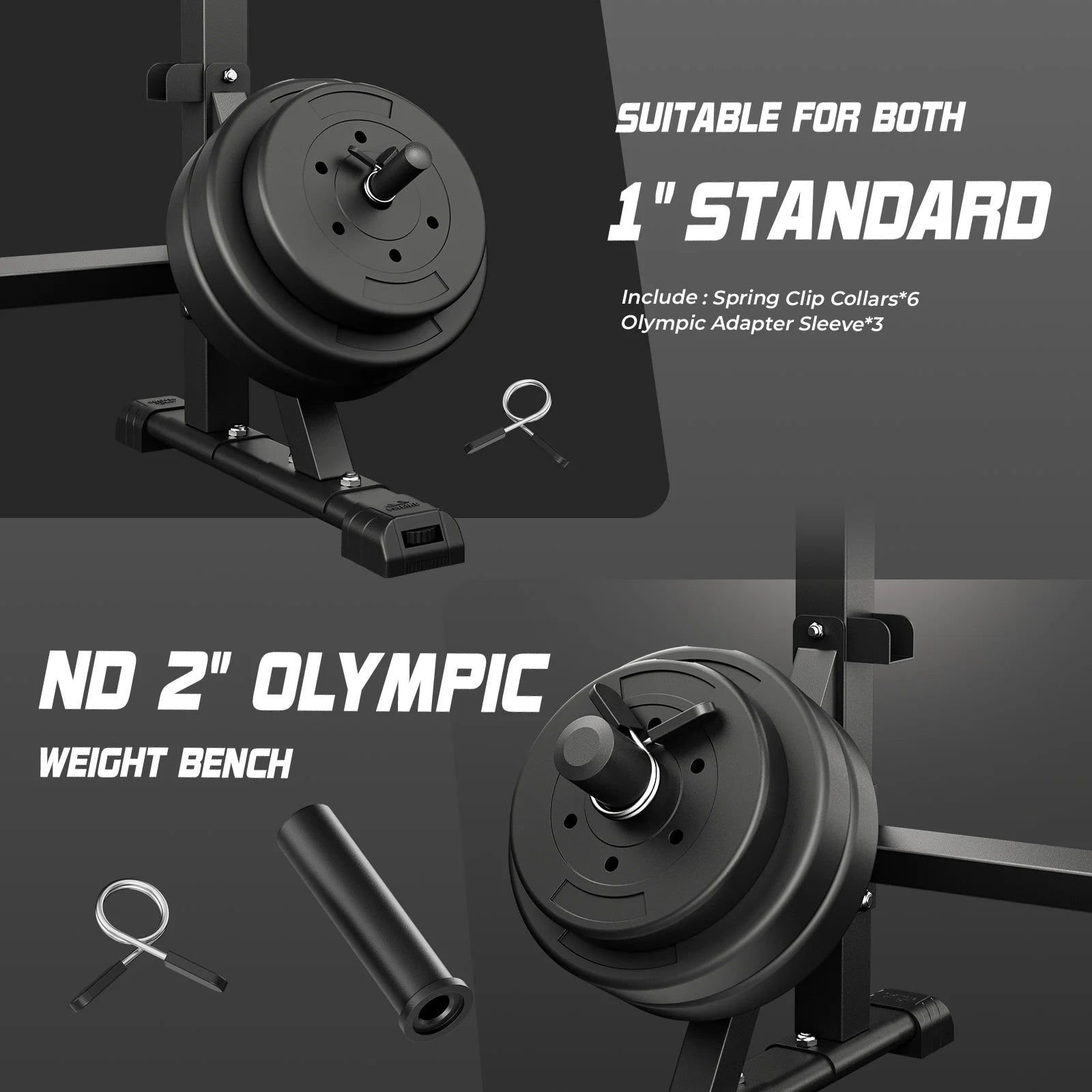 Olympic Weight Bench 1000 lbs – Adjustable Press with Rack, Leg Developer & Preacher Curl / Banco de Pesas Olímpico 1000 lb – Prensa Ajustable con Rack, Desarrollador de Piernas y Banco Scott