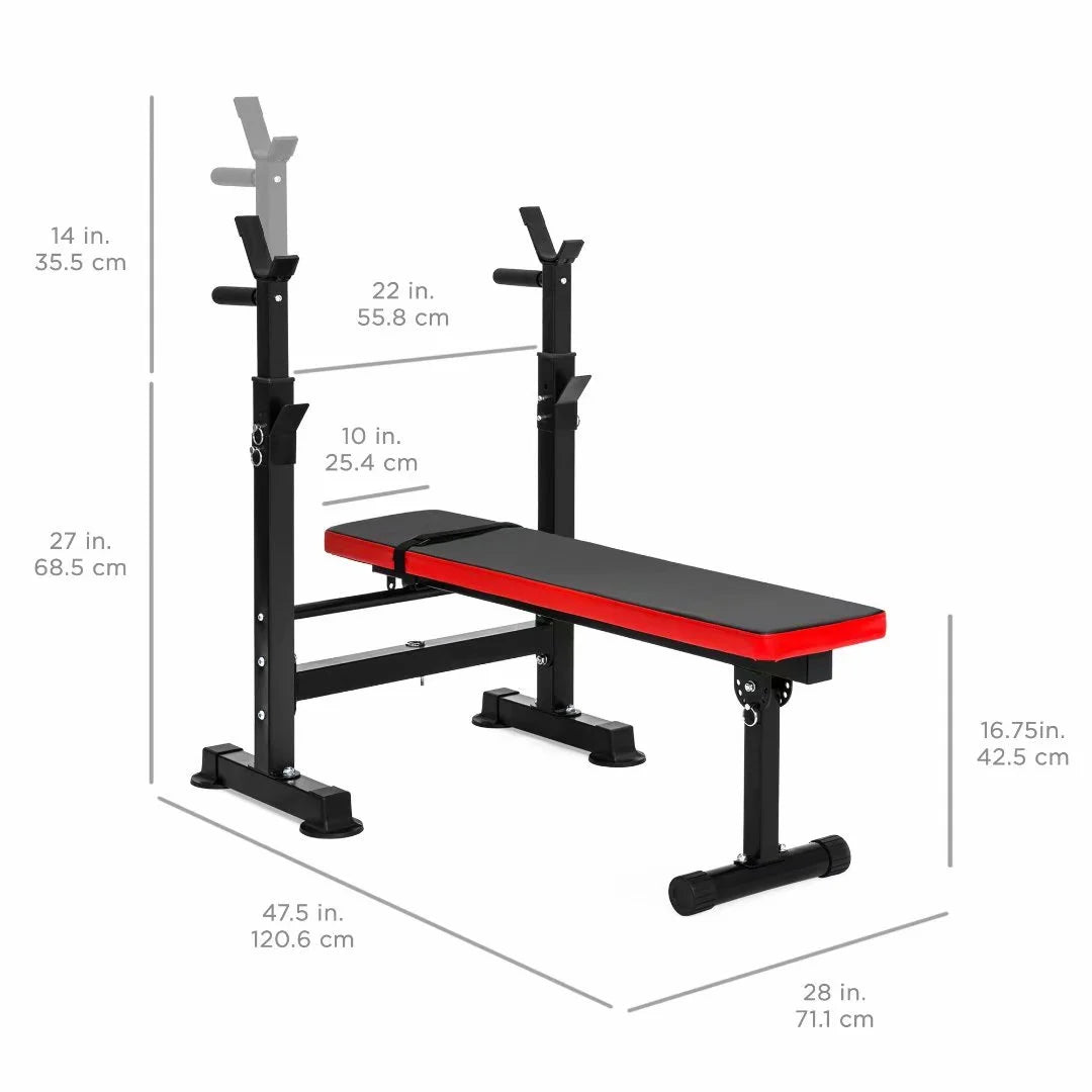 Adjustable Weight Bench – 330 LB Capacity, Full Body Workout, Foldable Design