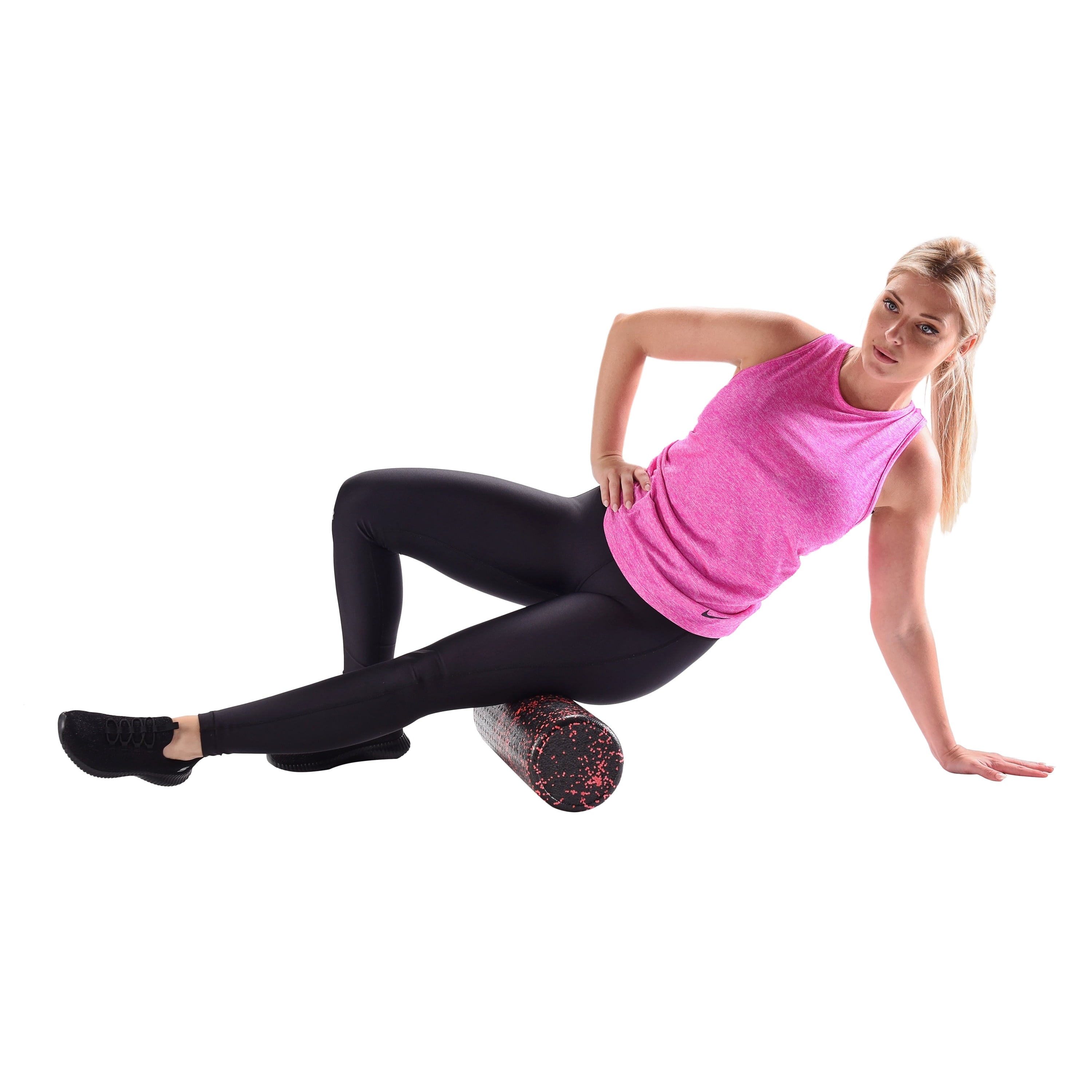 Athletic Works High-Density Foam Roller – 18" Recovery Tool for Muscle Relief